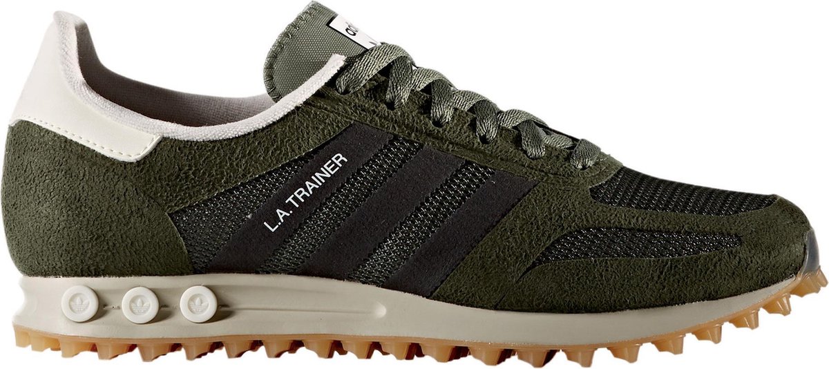 adidas LA Trainer Sneakers - Maat 46 - Mannen - groen/wit | bol