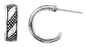Behave - Oorbellen - Dames - Oorstekers - Zilver kleur - Met motief - Ringvorm - 1.5 cm