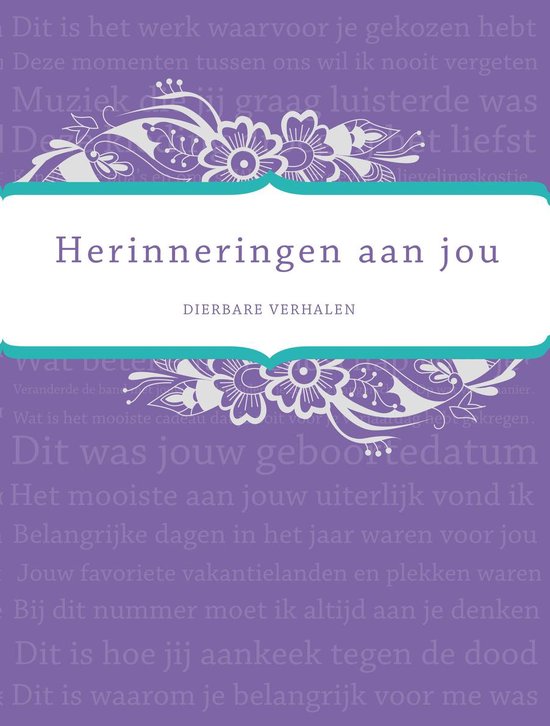 Boek: Herinneringen aan jou, geschreven door Elma van Vliet