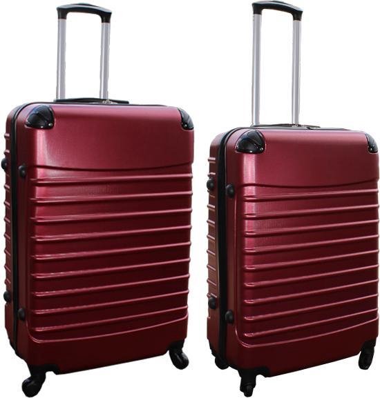 Psychologisch uitgebreid rook Travelerz kofferset 2 delig ABS groot - met cijferslot - reiskoffers 69 en  95 liter -... | bol.com