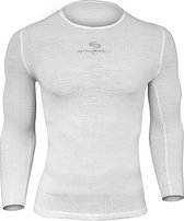 Sous-vêtement de sport Brubeck Sous-vêtement / Couche de base avec technologie 3D-Manches longues-blanc- S