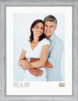 Deknudt Frames Fotolijst grijs gestreept fotomaat 40x50 cm