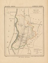 Historische kaart, plattegrond van gemeente Eijsden in Limburg uit 1867 door Kuyper van Kaartcadeau.com