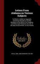 Letters from Alabama on Various Subjects