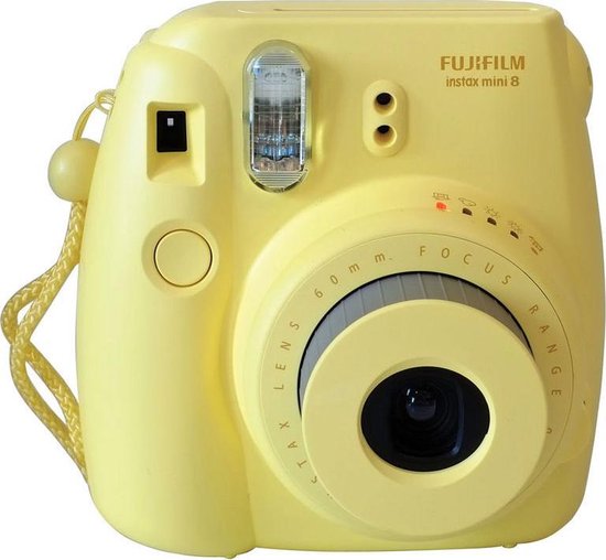 systematisch Beschikbaar Storing Fujifilm Instax Mini 8 - Geel | bol.com