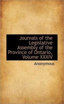 Journals of the Legislative Assembly of the Province of Ontario, Volume XXXIV