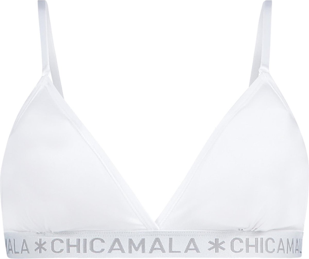 Chicamala - Dames Tryangle top Wit - XL