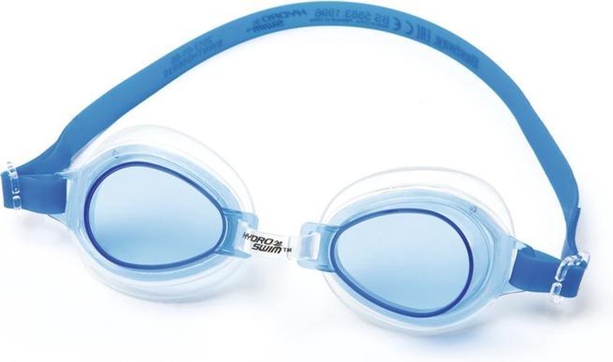 Blauwe Bestway zwembril/duikbril voor kinderen - 3 tot 6 jaar