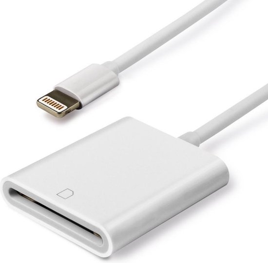 Lightning naar SD kaartlezer cardreader voor iPhone en iPad | bol.com