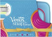 Gillette Venus Snap - Giftpack (Scheermes + Scheermesje + Reisetui + Haarborstel + Reistasje) - Scheermes