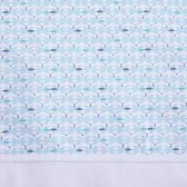 BINK Bedding Wieglaken Babette blue 75 x 100 cm