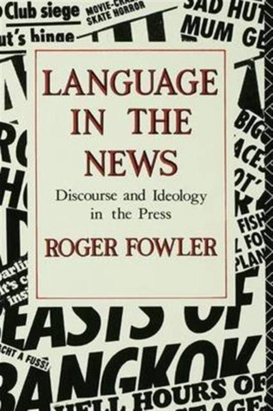 洋書 LANGUAGE IN THE NEWS Language in the News | 9781138129924 | Roger Fowler | Boeken | bol