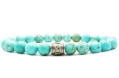 Beaddhism - Armband - Turquoise - Guru - 8 mm - 17 cm