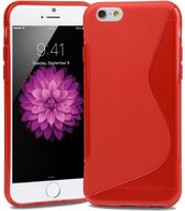 Comutter Silicone hoesje iPhone 6 rood