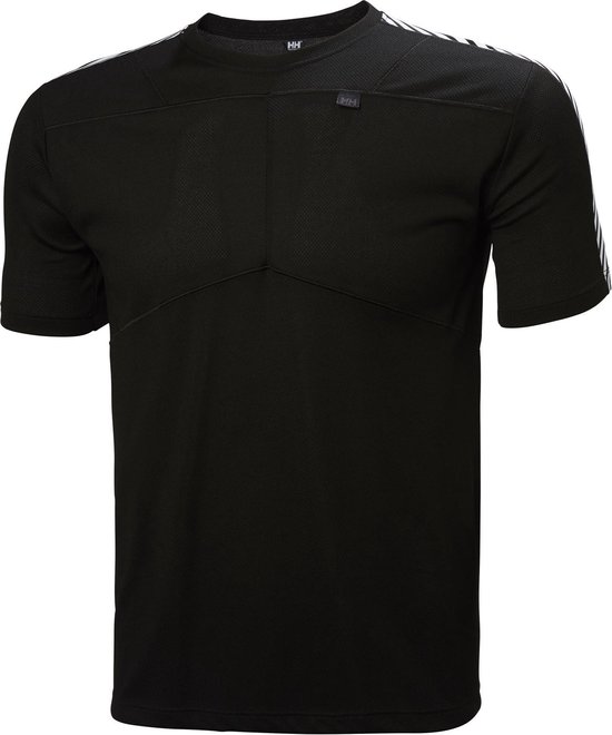 Foto: Helly hansen lifa baselayer sportshirt performance maat m mannen zwart