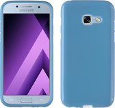 MP Case Samsung Galaxy A3 2017 / A3 2017 Duos Siliconen Hoesje TPU Blauw Back Cover voor Samsung Galaxy A3 2017 / A3 2017 Duos Back Case