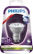 Philips LED Reflector GU 10 4 W warmwit Dimbaar 250LM – 5x5x1cm | | Verlichting... | bol.com