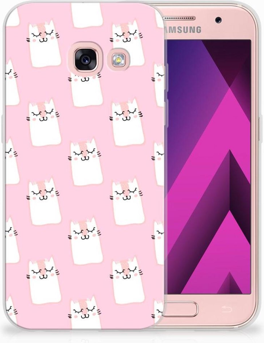 Samsung Galaxy A3 2017 TPU Hoesje Sleeping Cats