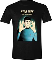 Star Trek - 50th Anniversary T-Shirt - Zwart - S