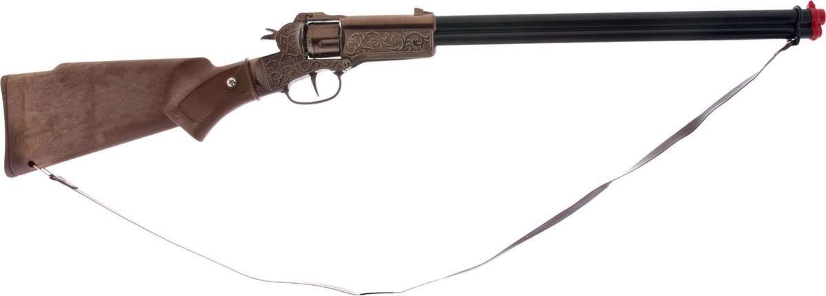 cowboy geweer metaal 8 shots 60 cm - rapid fire | bol.com