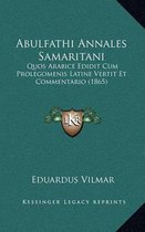 Abulfathi Annales Samaritani