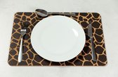Placemats decoratie animals dieren print