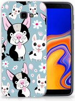 Geschikt voor Samsung Galaxy J4 Plus (2018) TPU Siliconen Hoesje Design Hondjes