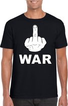 Fuck war t-shirt zwart voor heren XL