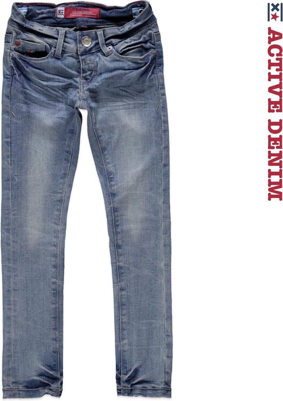 Blue Rebel Meisjes Jeans - Blauw - Maat 98 | bol.com