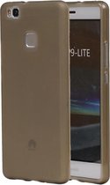 Huawei P9 Lite TPU Achterkant Hoesje Transparant Grijs