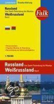 Falkplan Russland 1 / 1 : 750 000. Länderkarte. Standardfaltung