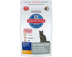 Hill's Science Plan Feline Sterilised Cat - Mature Adult 7+ - Kip - Kattenvoer - 1,5 kg