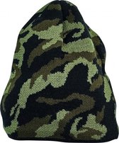 Camouflage thermo wintermuts groen maat M/L