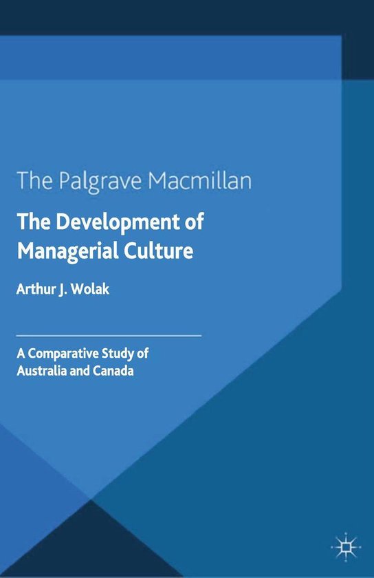 The Development of Managerial Culture - cover