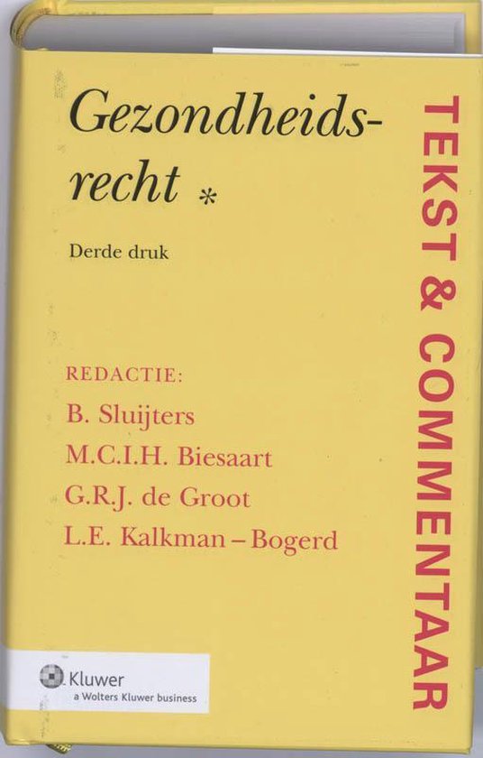 Gezondheidsrecht - cover