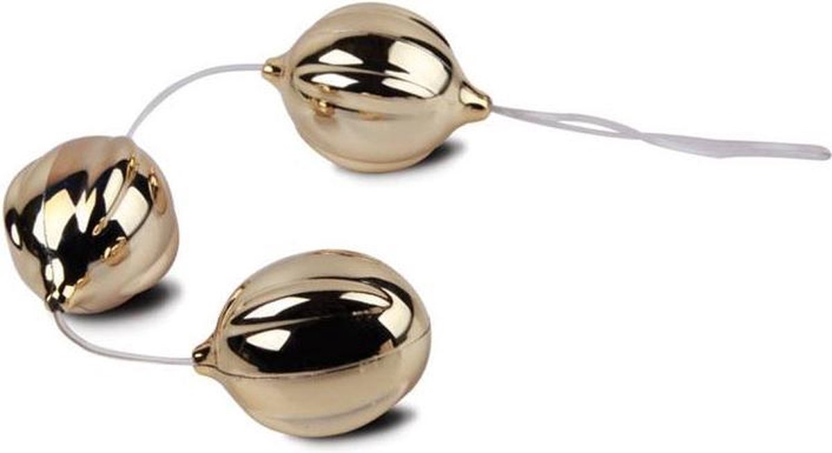 Goedkoopste ViBalls Duotone Balls Triple - Anale Ballen - Metallic - Topco