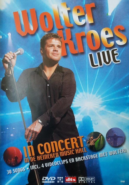 Cover van de film 'Wolter Kroes - In Concert In De Heineken Music Hall'