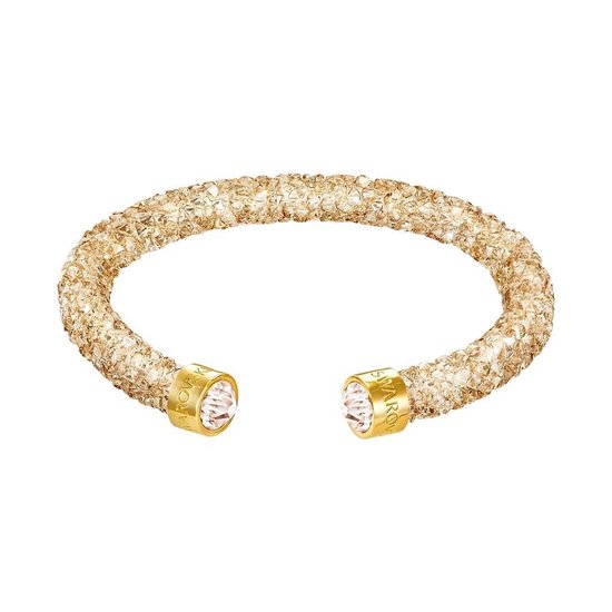 Swarovski armband Crystaldust Cuff Gold S 5255897 | bol