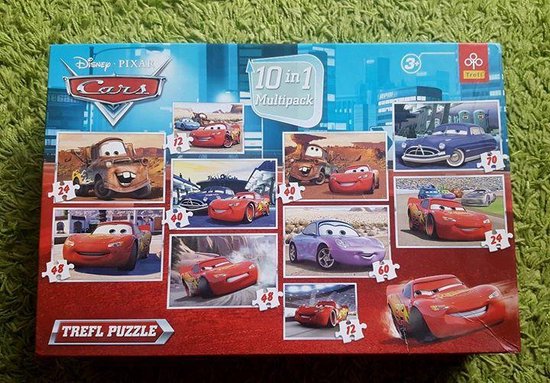 Cars 10 in 1 Multipack Puzzle | bol.com