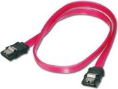 ASSMANN Electronic 2x SATA 7-pin, 0.5 m SATA-kabel 0,5 m Zwart, Rood