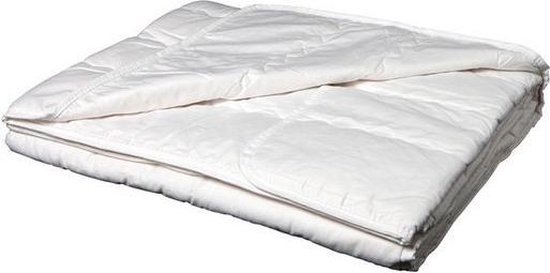 iSleep Cotton Washable Zomerdekbed - 100% Katoen - Litsjumeaux XL - 260x220 cm - Wit
