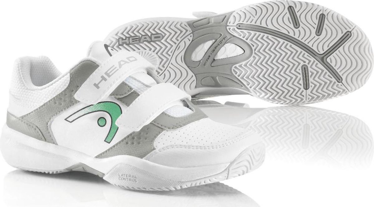 Head Lazer Velcro - Tennisschoenen - Unisex - Maat 33 - Wit/Zilver/Groen