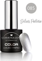 Cosmetics Zone UV/LED Hybrid Gel Nagellak 7ml. Silver Patina 085