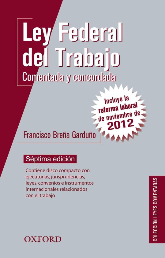 Ley Federal Del Trabajo Comentada Y Concordada Ebook Francisco BreÑa GarduÑo 7025