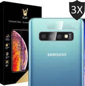 iCall - Samsung Galaxy S10 Plus Screenprotector Camera Lens - Tempered Glass Gehard Glas - 3 Stuks