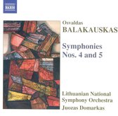 Lithunian National Symphony Orchestra, Juozas Domarkas - Balakauskas: Symphony Nos.4 & 5 (CD)