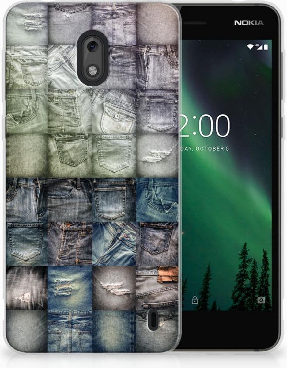 Silicone Back Cover Nokia 2 Spijkerbroeken