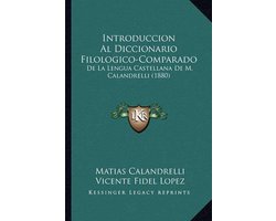 Introduccion Al Diccionario Filologico-Comparado