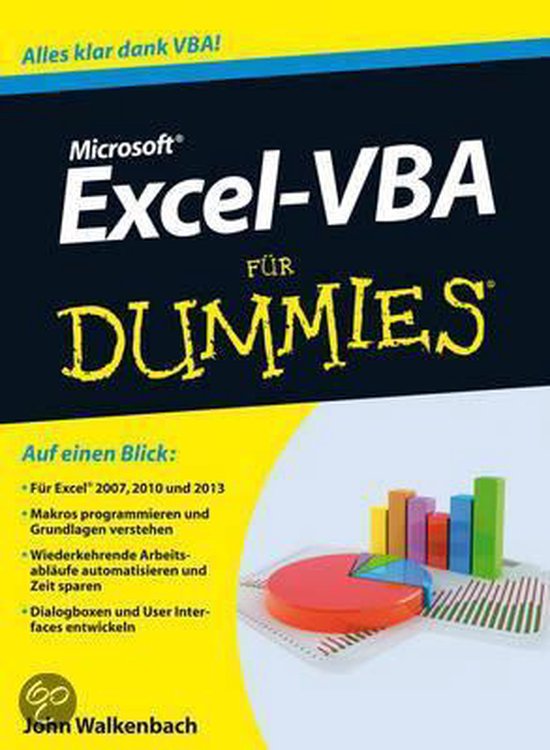 Excel 2013 VBA-Programmierung Fur Dummies - cover