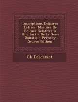 Inscriptions Doliaires Latines